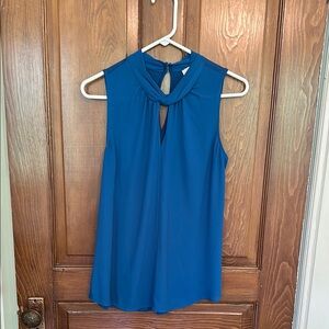 Blue Sleeveless Top